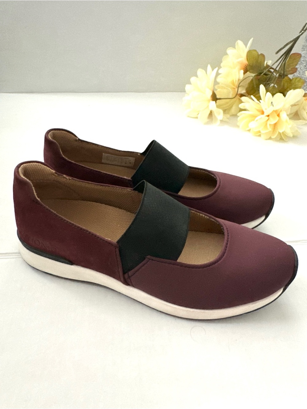 VIONIC Women's Plum Burgundy Slip-On Comfort Shoes